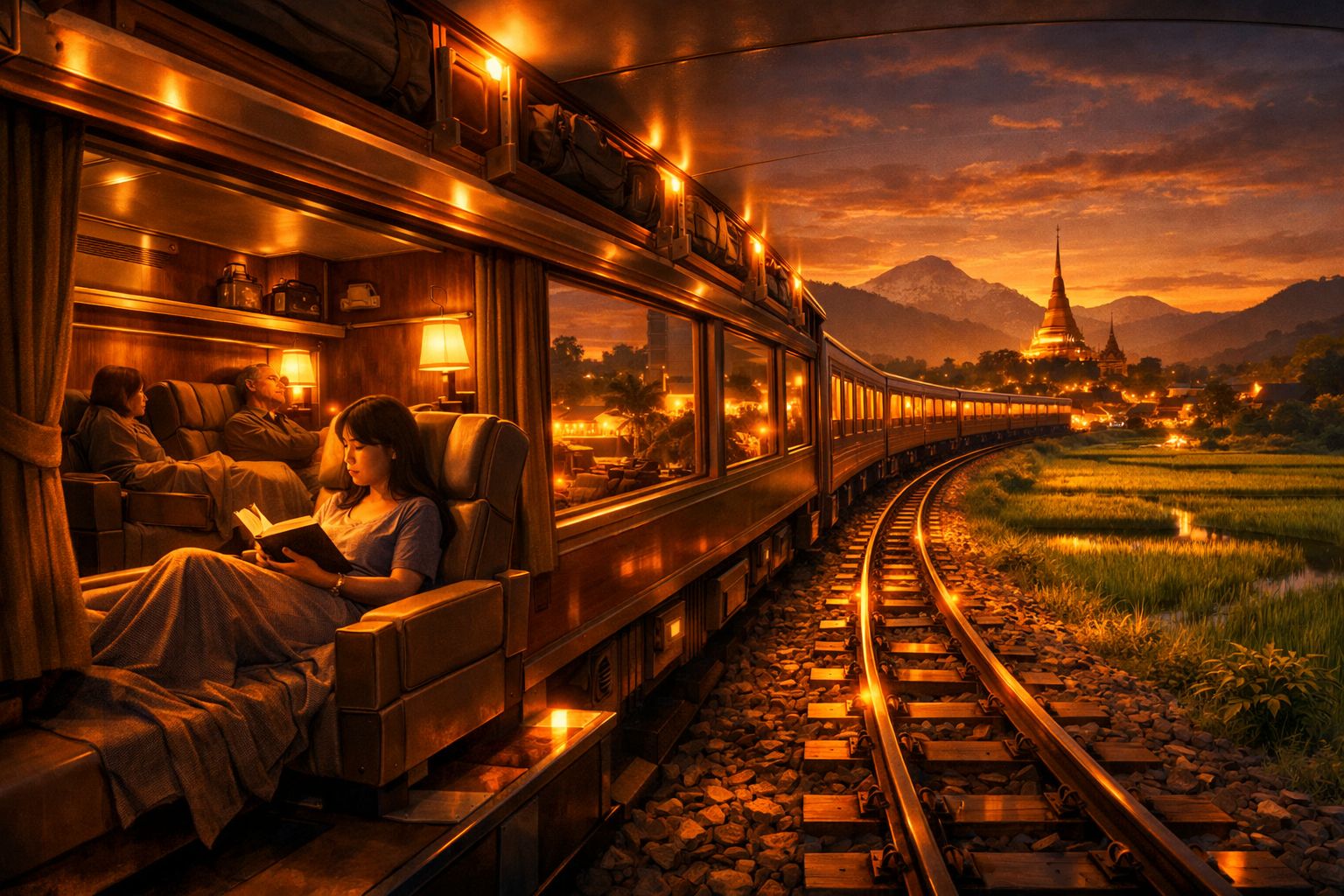 From Bangkok to Beyond: A Night Train Adventure in Thailand