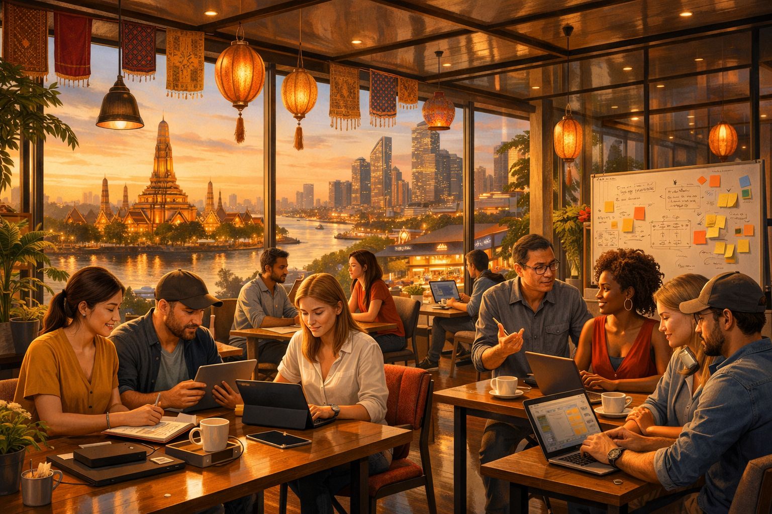 Networking and Community Building for Digital Nomads in Thailand