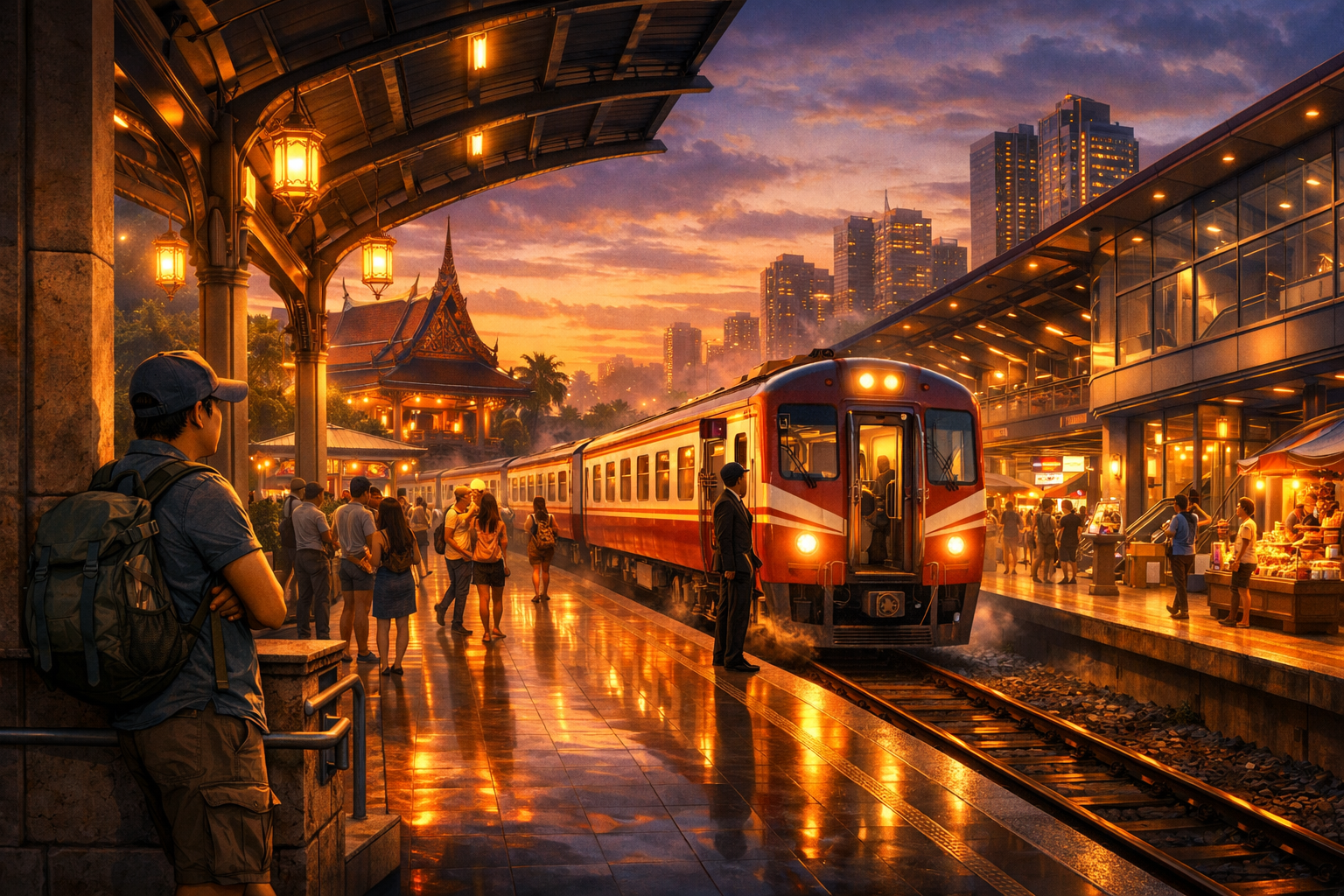 A Day in the Life of a Thai Train Passenger