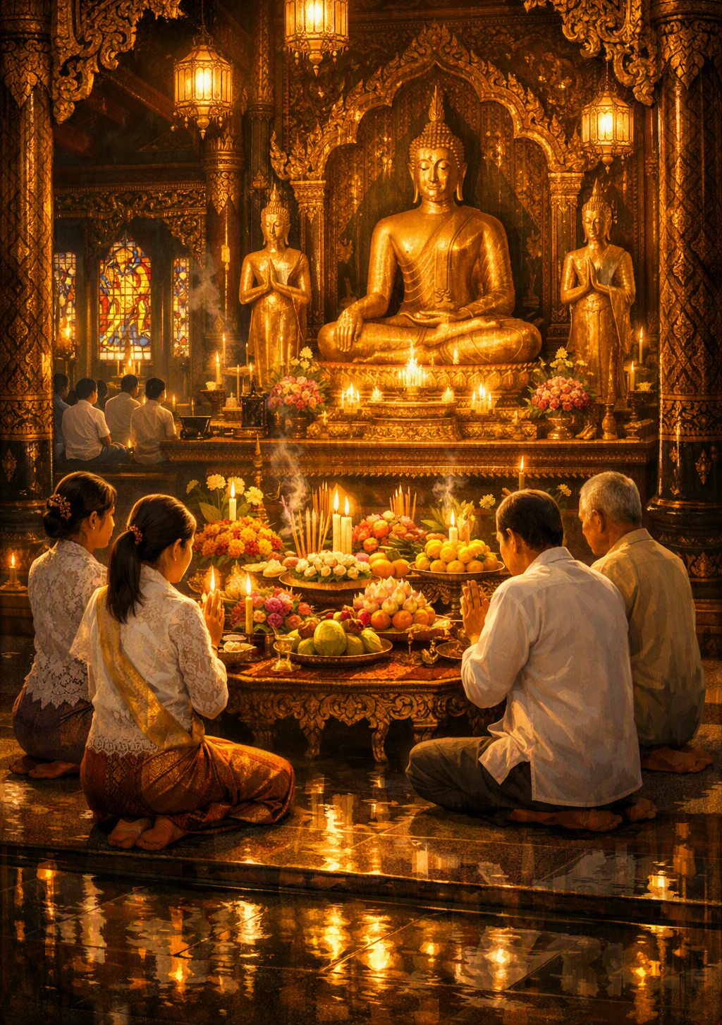 Asking for Blessings at Magha Puja: Insights from a Thai Holiday