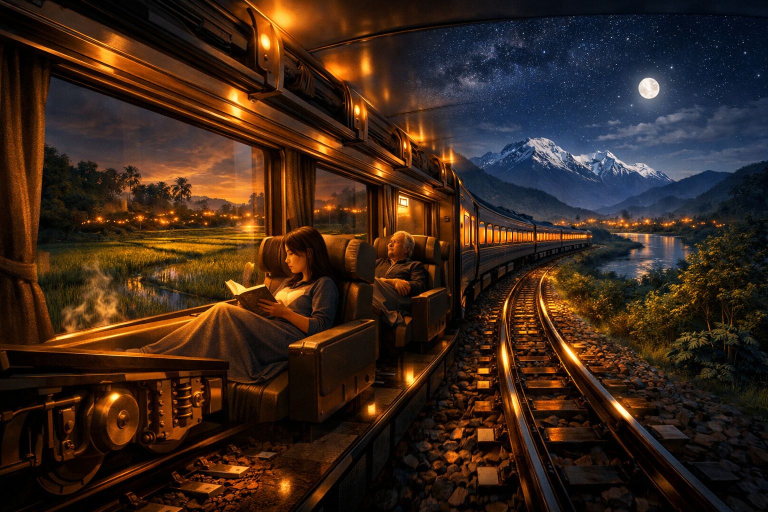 Thailand by Rail at Night: Scenic Routes and Experiences