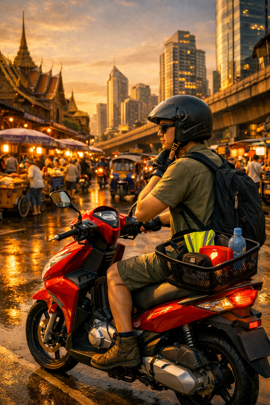 Navigating the Streets of Bangkok by Scooter: A Tourist’s Perspective