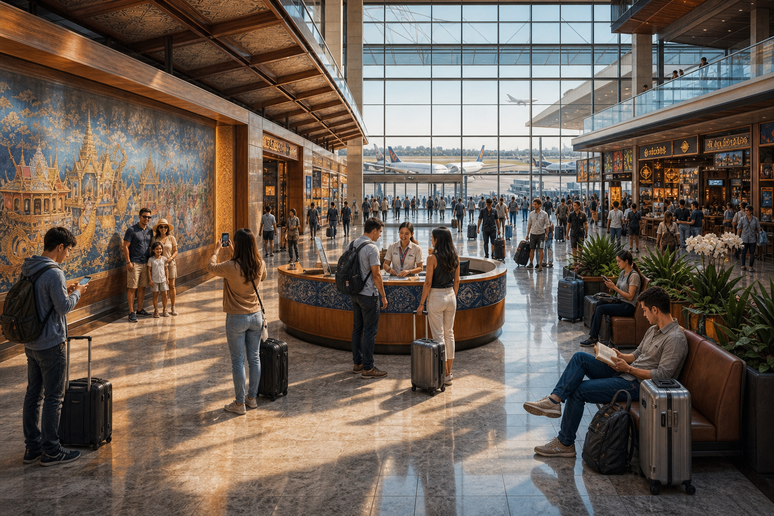 Les meilleurs aéroports en Thaïlande : une comparaison des installations et des services
